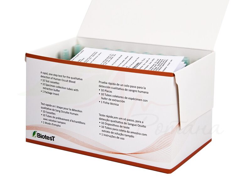 Экспресс-тест для качественного выявления скрытой фекальной крови (FOB)
